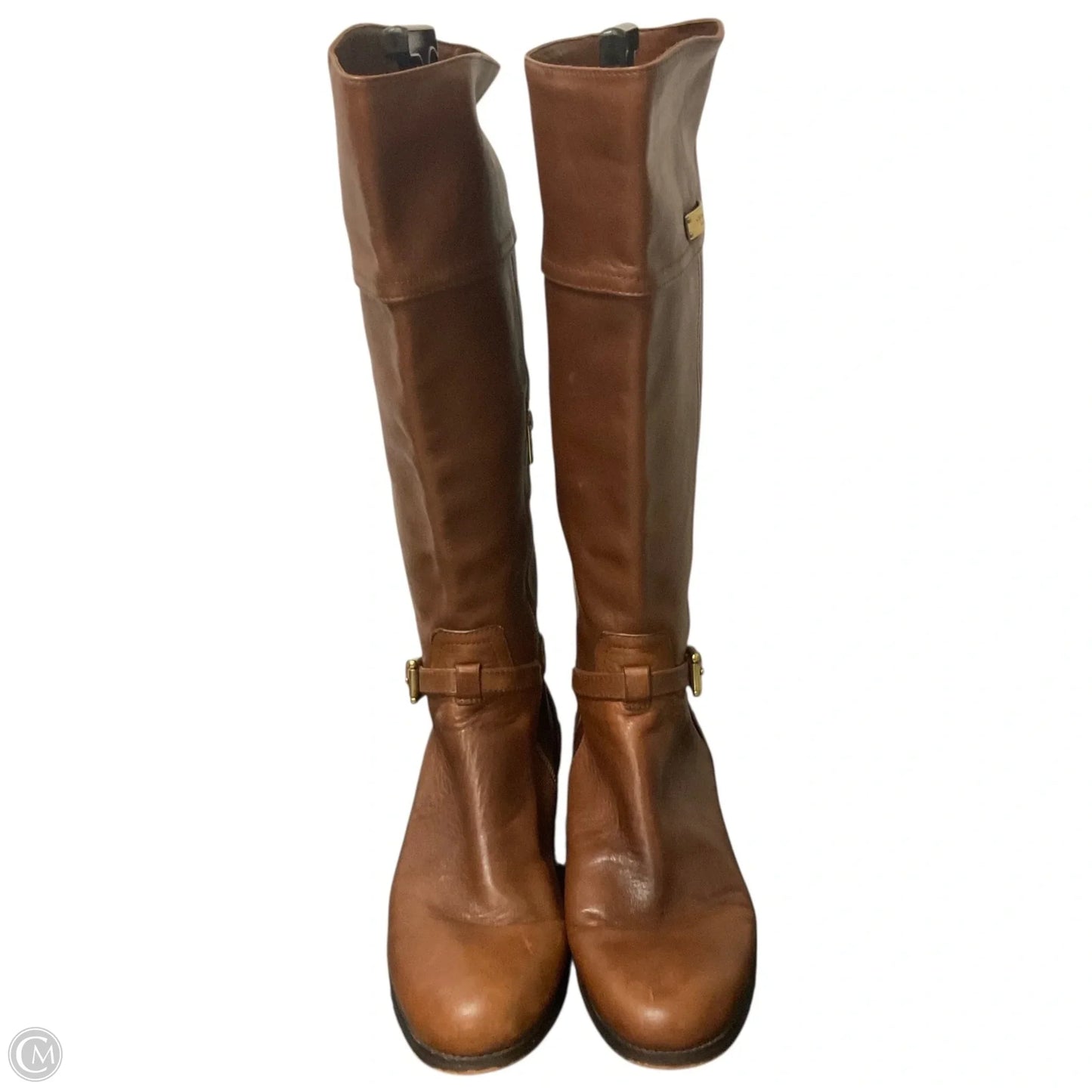 Boots Designer By Coach In Brown, Size: 11