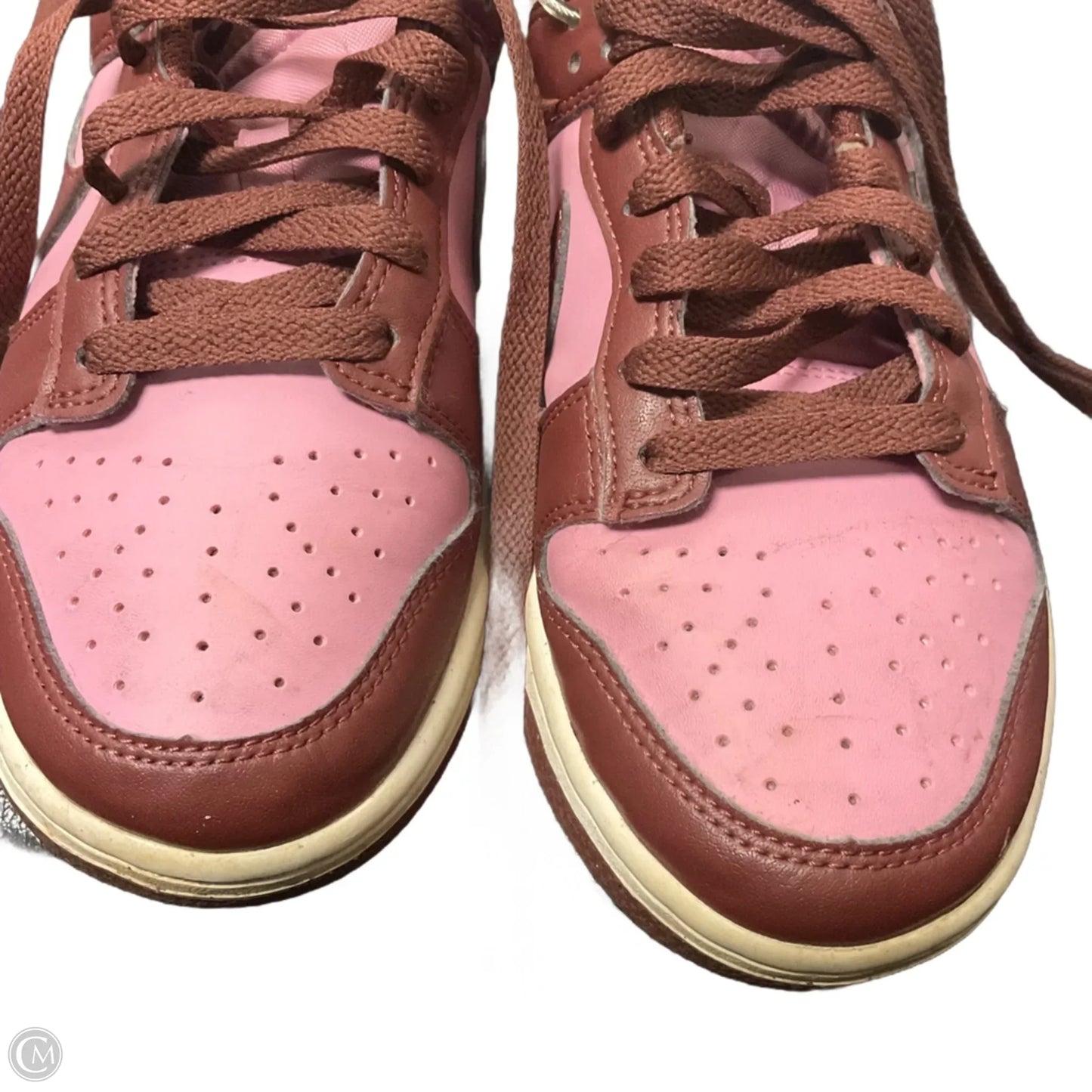 Shoes Athletic By Nike In Pink & Red, Size: 7