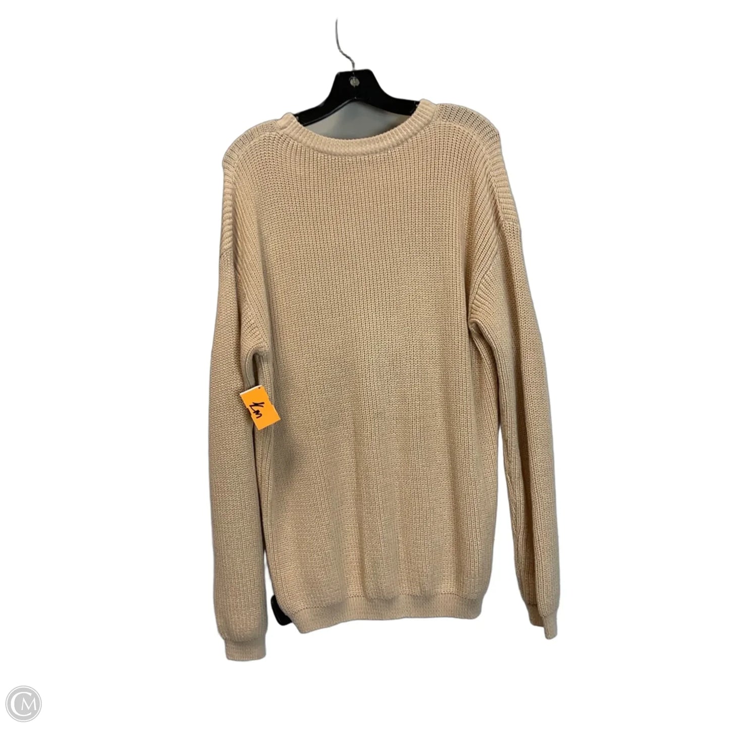 Sweater By Clothes Mentor In Tan, Size: M