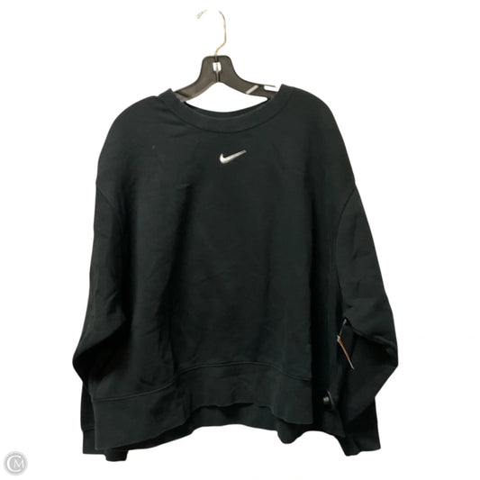 Top Long Sleeve By Nike Apparel In Black, Size: 2x