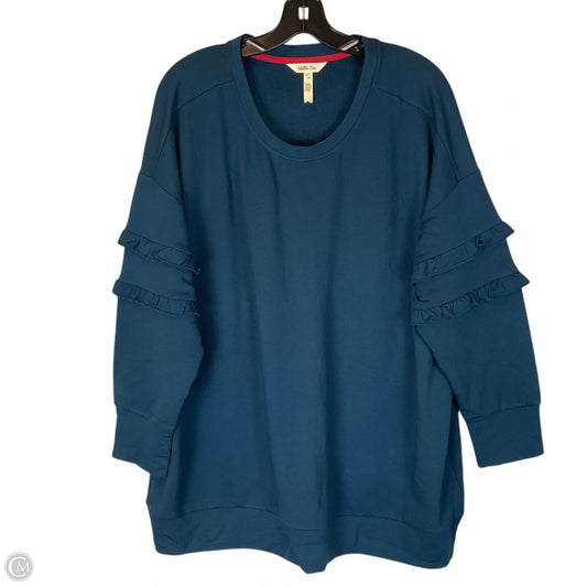 Top Long Sleeve By Matilda Jane In Blue, Size: L