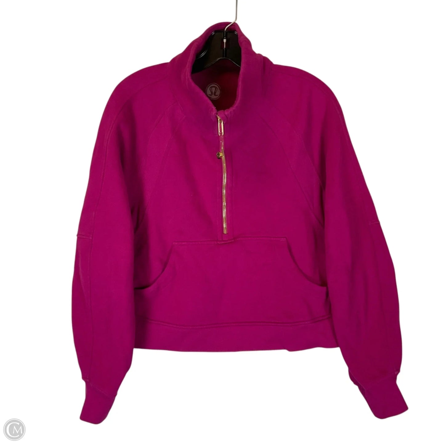 Athletic Jacket By Lululemon In Pink, Size: M/L