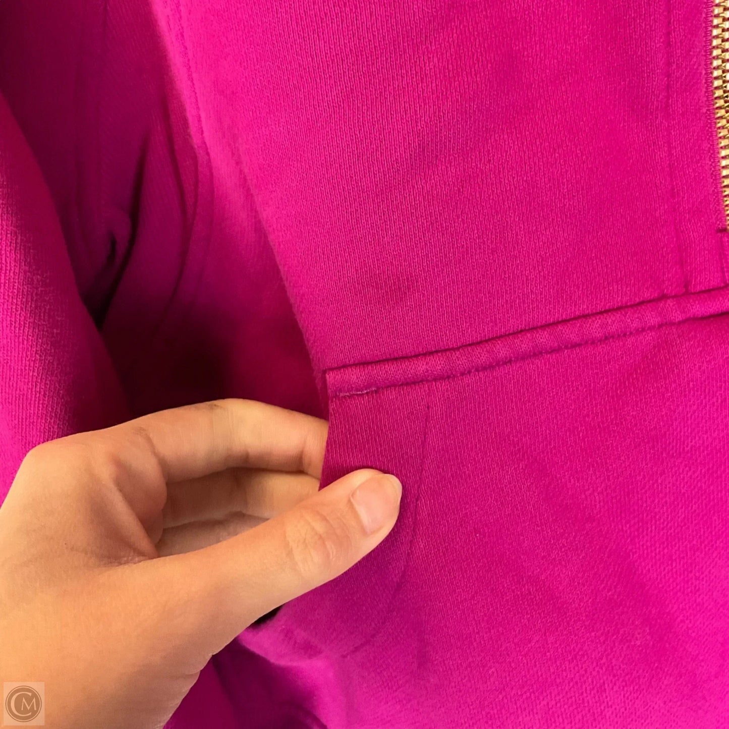 Athletic Jacket By Lululemon In Pink, Size: M/L