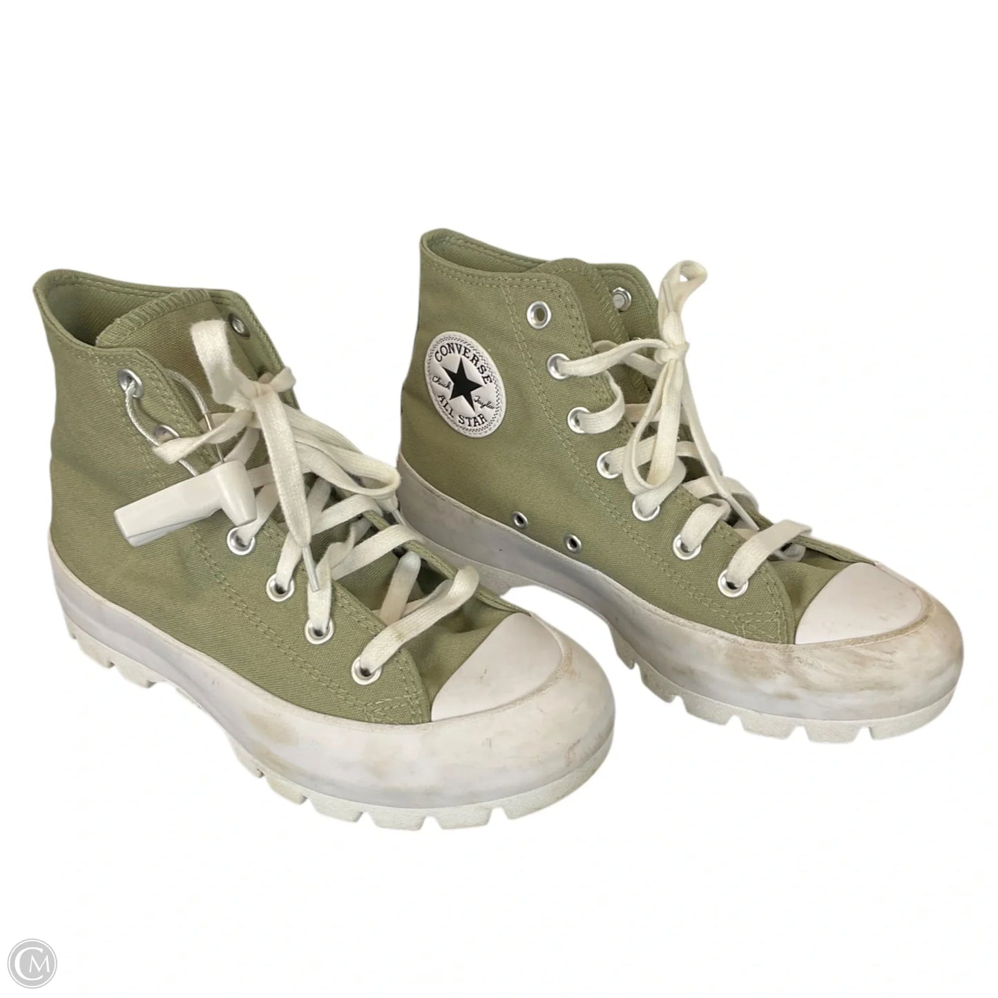 Shoes Sneakers By Converse In Green, Size: 7