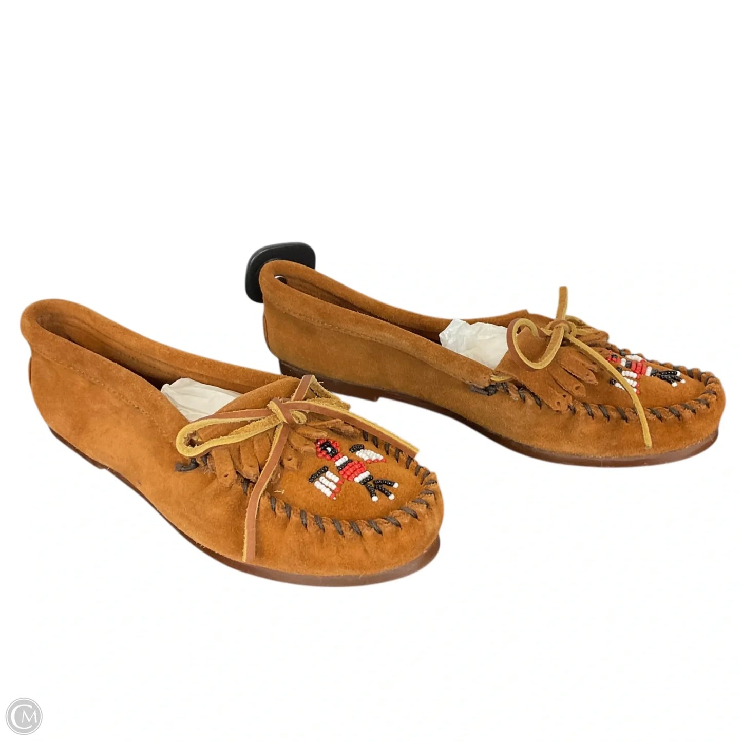 Shoes Flats By Minnetonka In Brown, Size: 7.5