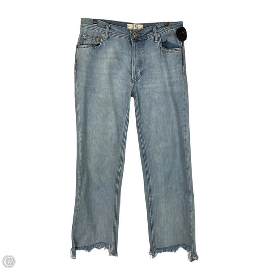 Jeans Straight By We The Free In Blue Denim, Size: 0 (25)