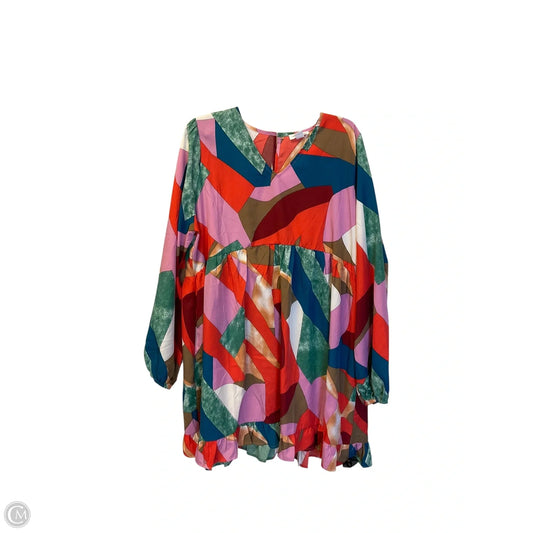 Dress Casual Short By Chicsoul In Multi-colored, Size: 3x