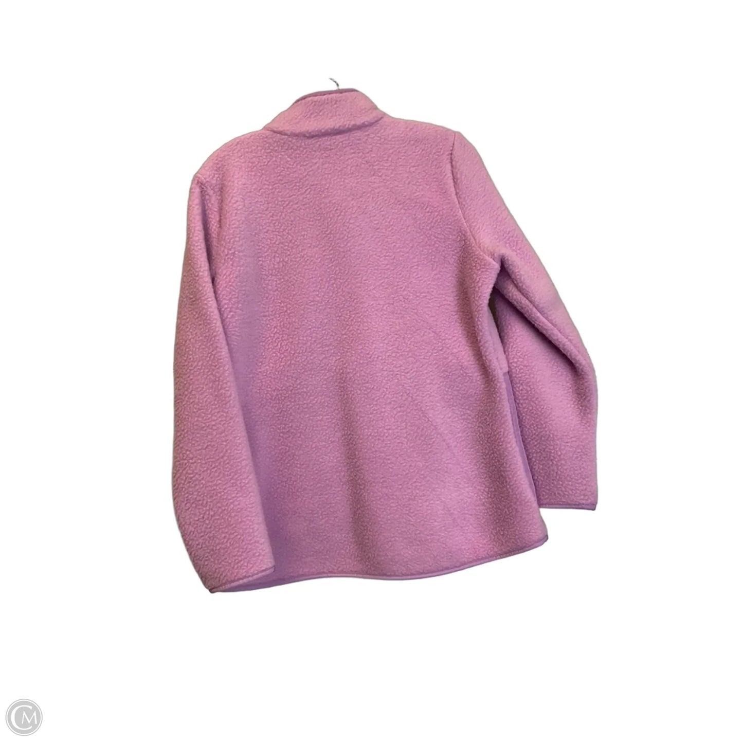 Jacket Fleece By Talbots In Purple, Size: M