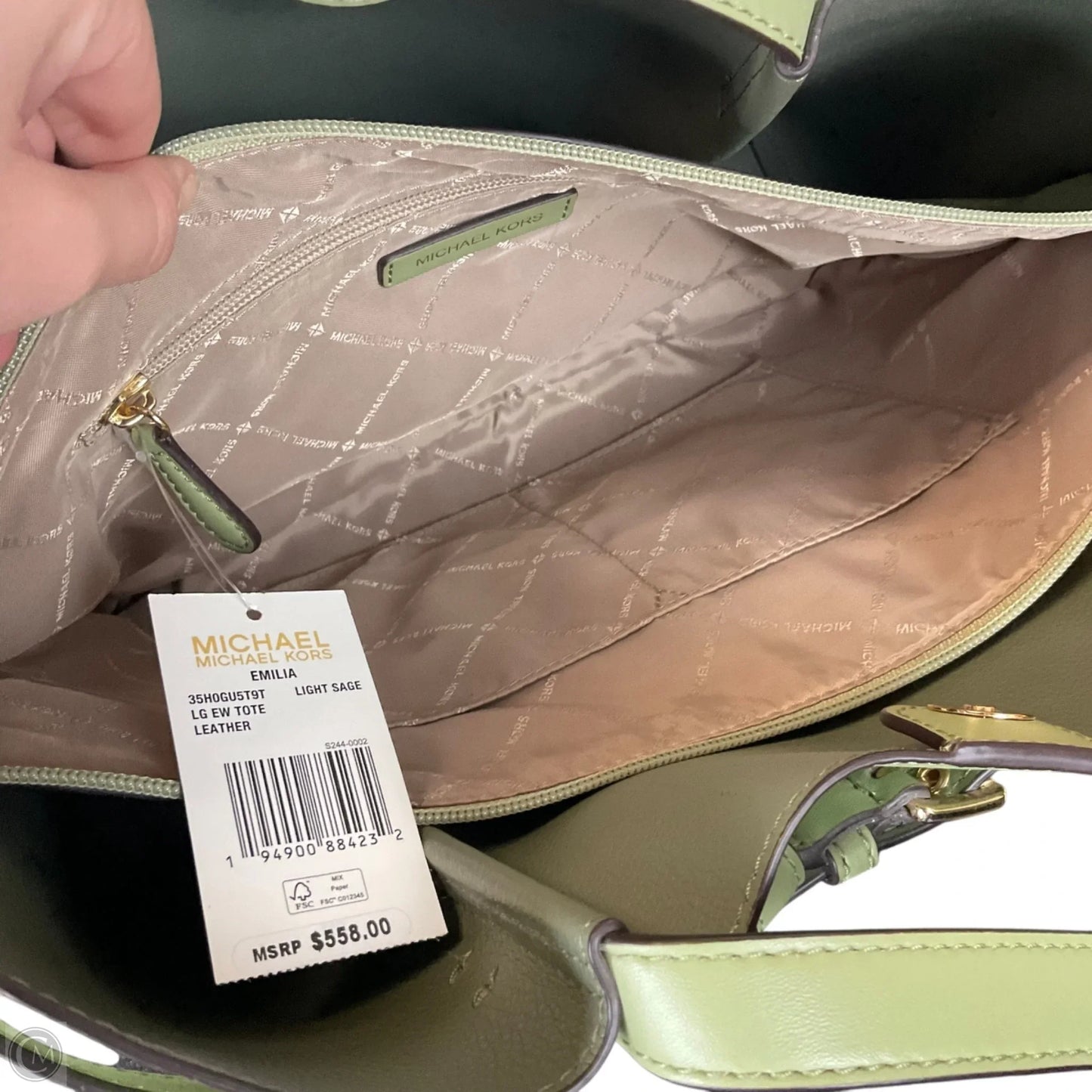 Handbag Designer By Michael Kors, Size: Large