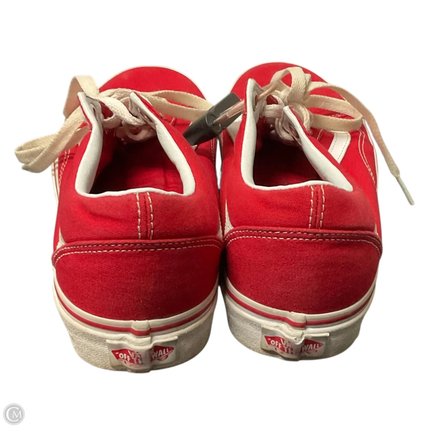Shoes Sneakers By Vans In Red, Size: 8