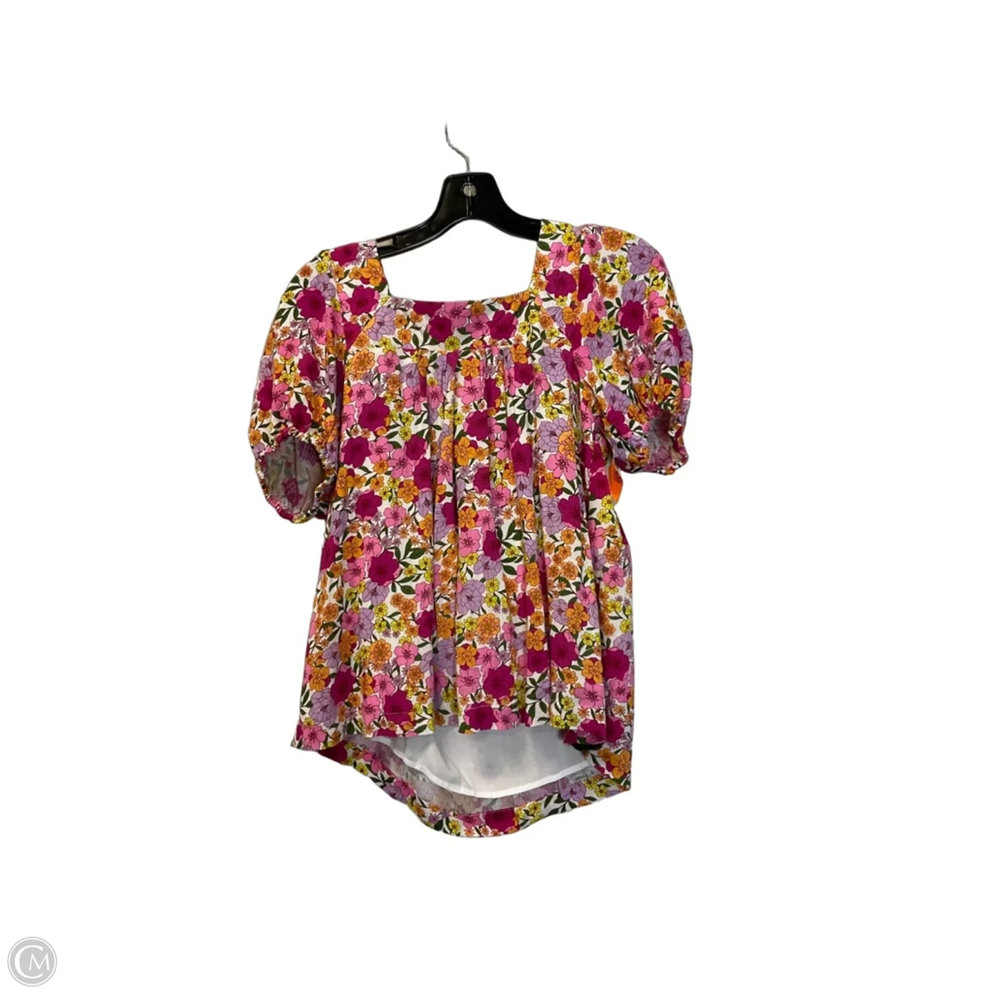 Top Short Sleeve By Draper James In Floral Print, Size: Xs
