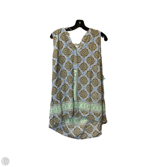 Top Sleeveless By Crown And Ivy In Blue, Size: 3x