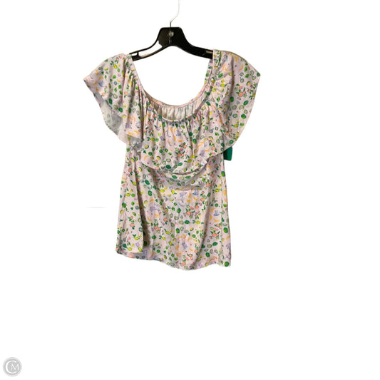 Top Short Sleeve Designer By Lilly Pulitzer In Pink, Size: Xs