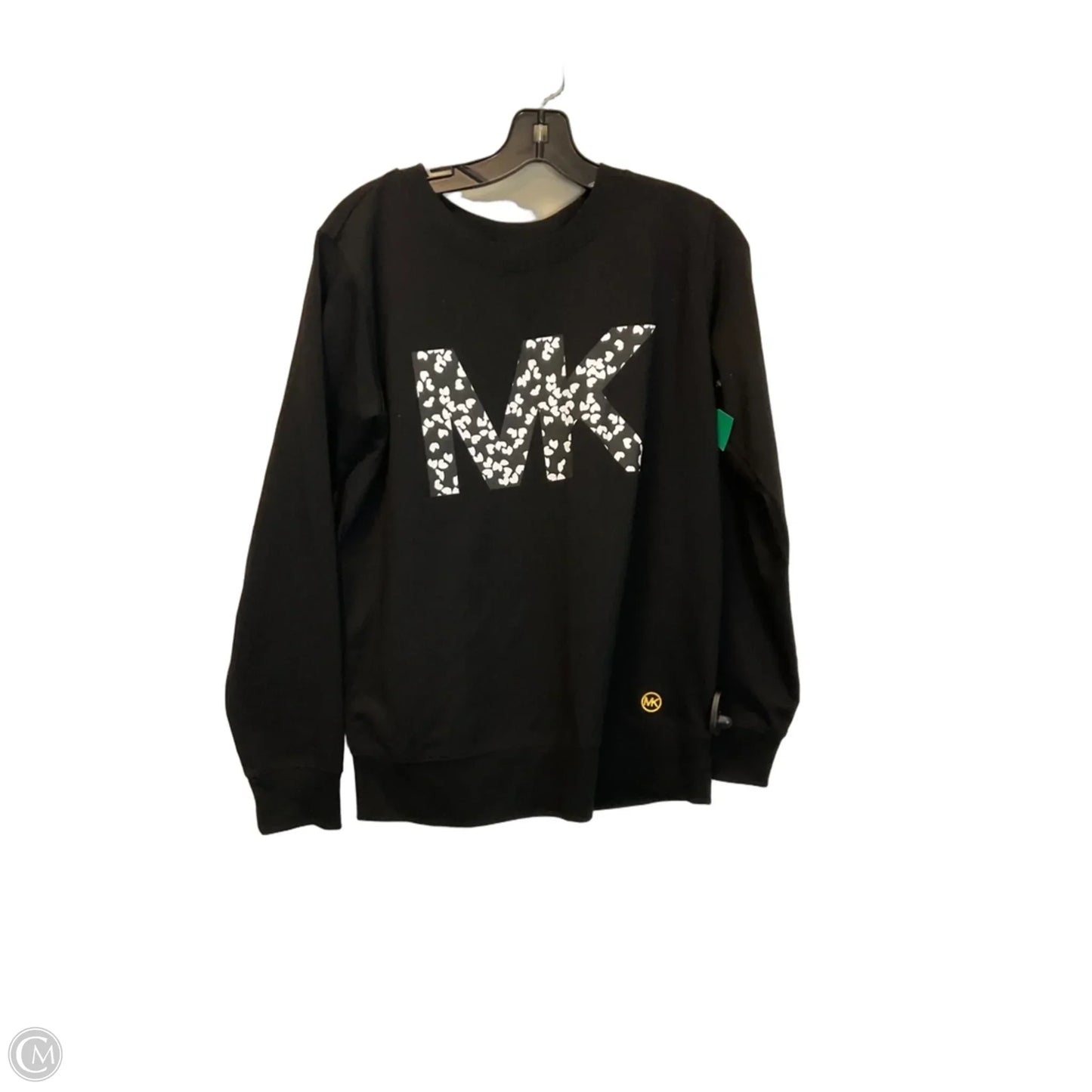 Top Long Sleeve By Michael By Michael Kors In Black, Size: M