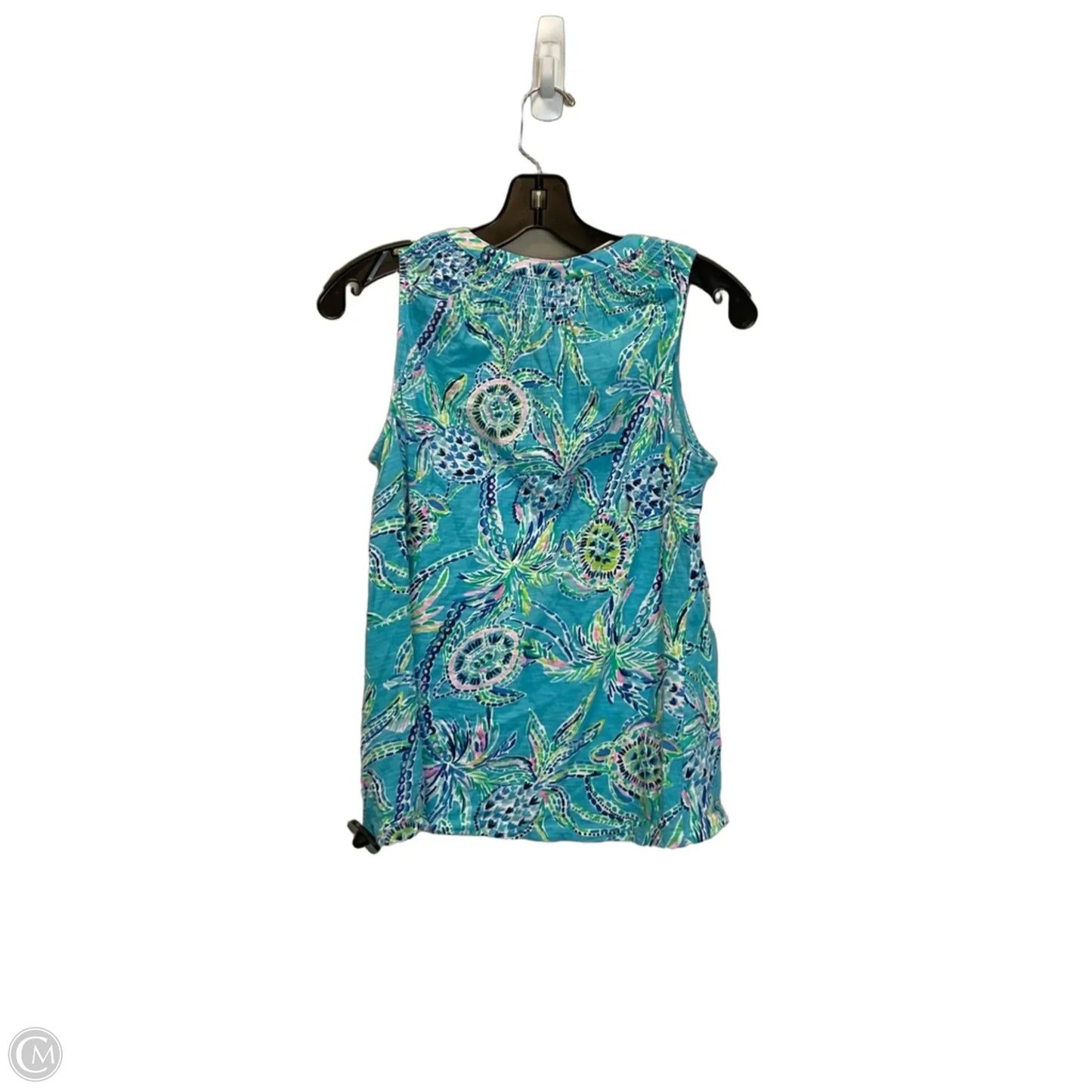 Top Sleeveless Designer By Lilly Pulitzer In Blue, Size: S