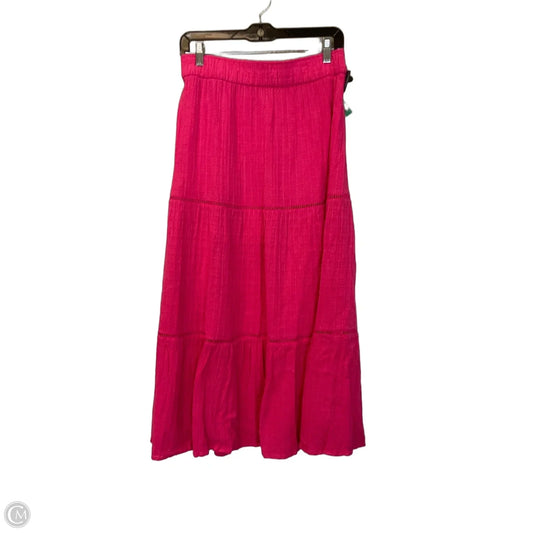 Skirt Maxi By Wonderly In Pink, Size: Xl