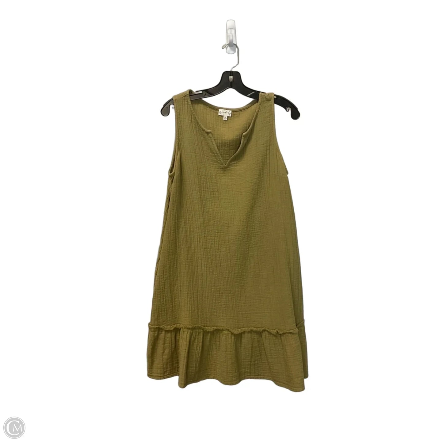 Dress Casual Short By Wonderly In Green, Size: M