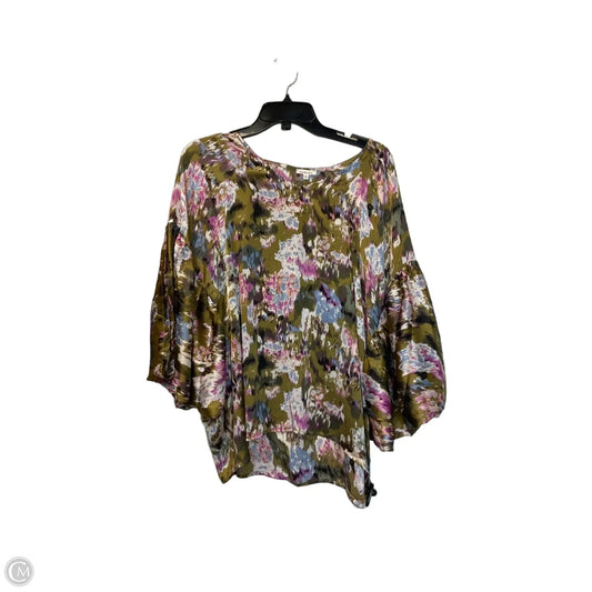 Top 3/4 Sleeve By Jodifl In Multi-colored, Size: S
