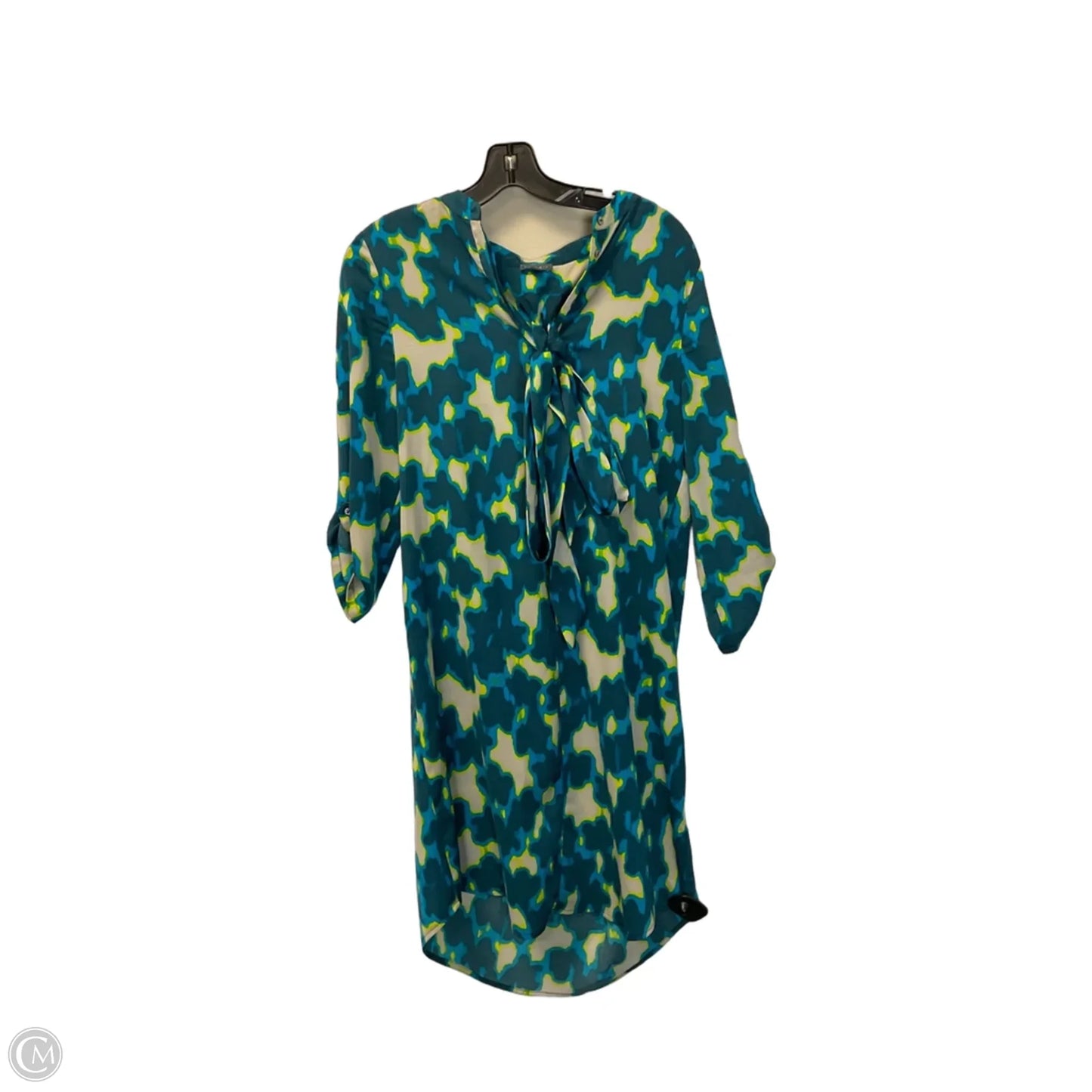 Dress Casual Short By Lilla P In Blue & Green, Size: S