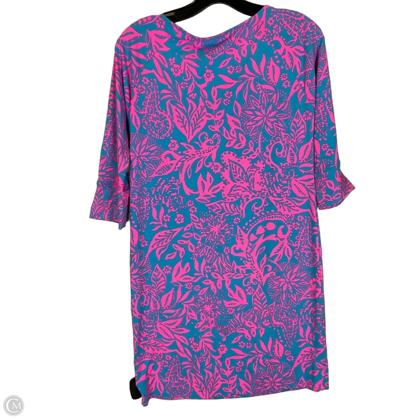 Dress Designer By Lilly Pulitzer In Blue & Pink, Size: Xxs