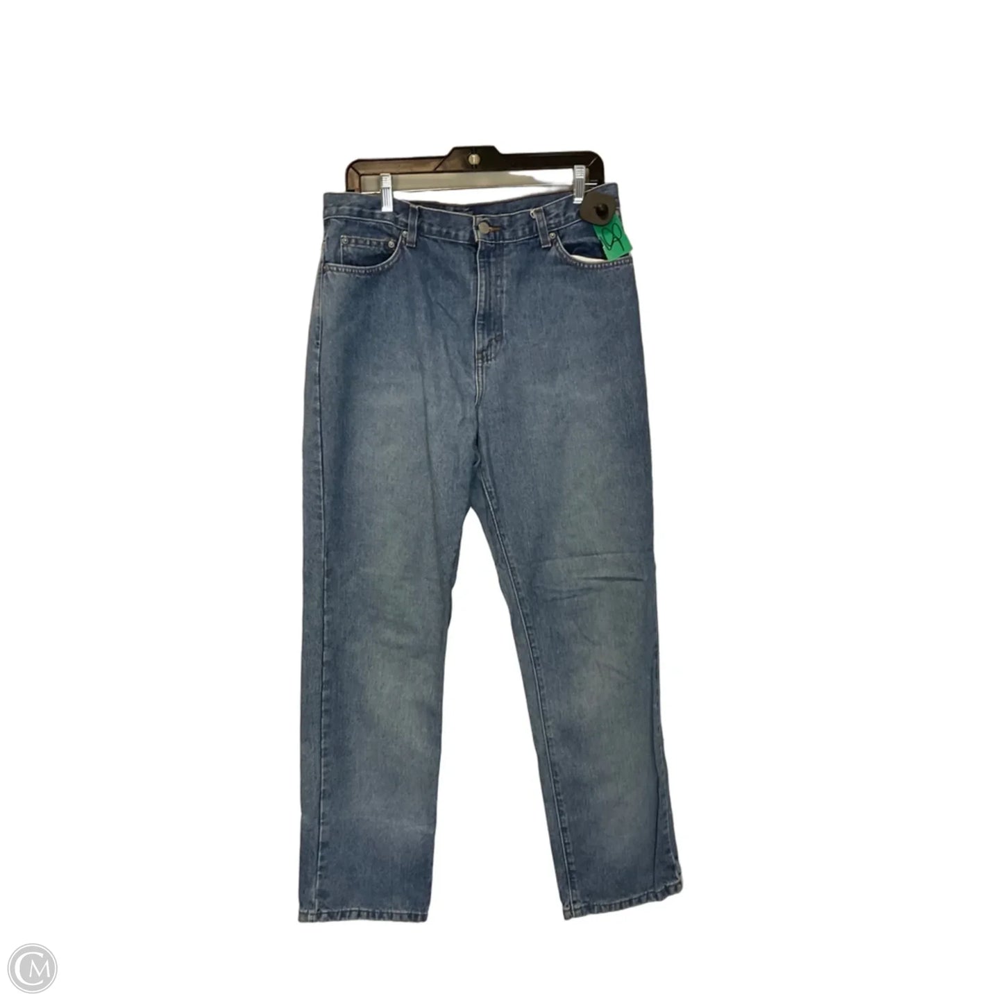 Jeans Straight By Kate Hill In Blue Denim, Size: 12