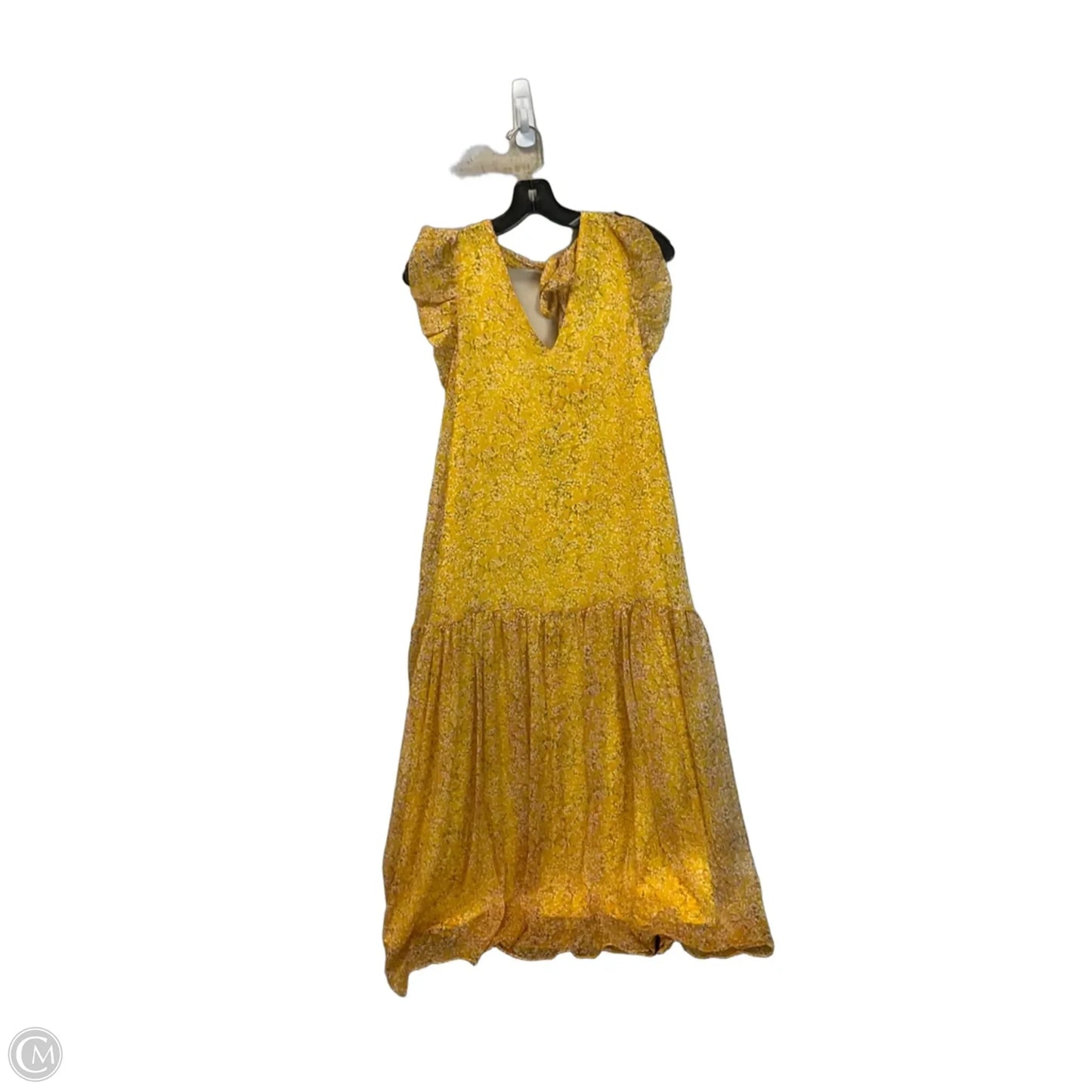Dress Casual Maxi By Clothes Mentor In Yellow, Size: Xs