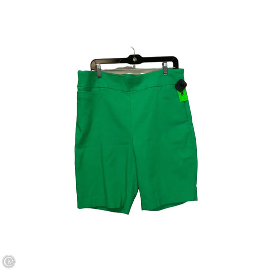 Shorts By Kim Rogers In Green, Size: 14