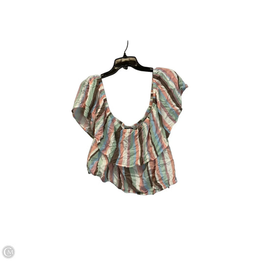 Top Short Sleeve By Torrid In Striped Pattern, Size: 3x