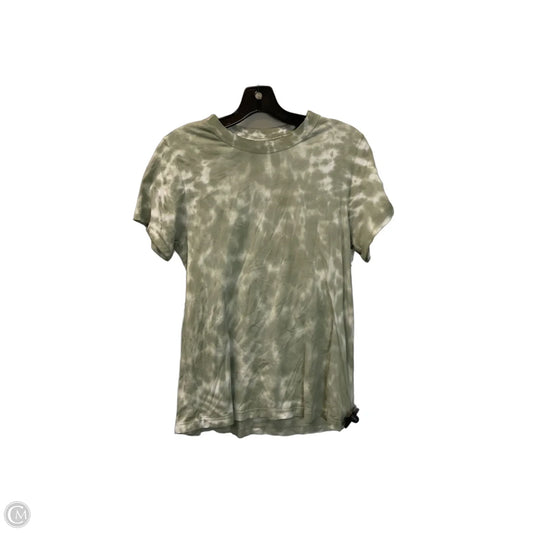 Athletic Top Short Sleeve By Lululemon In Green, Size: 0