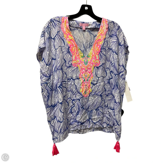 Top Short Sleeve Designer By Lilly Pulitzer In Purple, Size: S