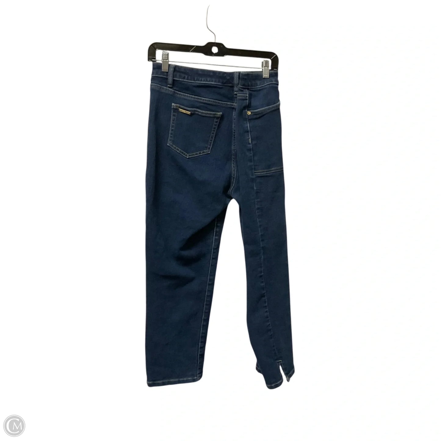 Jeans Cropped By Michael By Michael Kors In Blue Denim, Size: 16