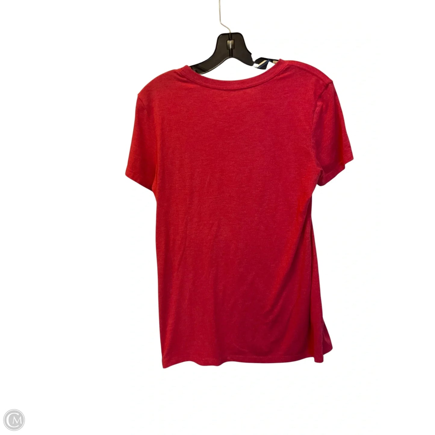 Top Short Sleeve Basic By Ariat In Red, Size: L