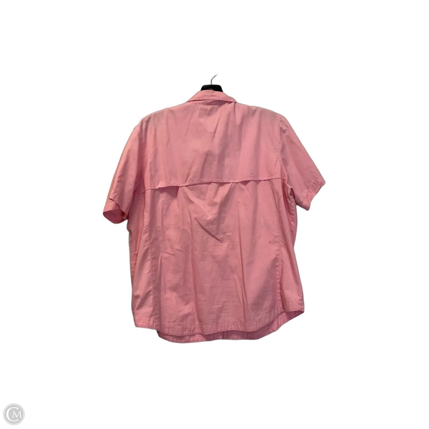 Top Short Sleeve By Columbia In Pink, Size: L