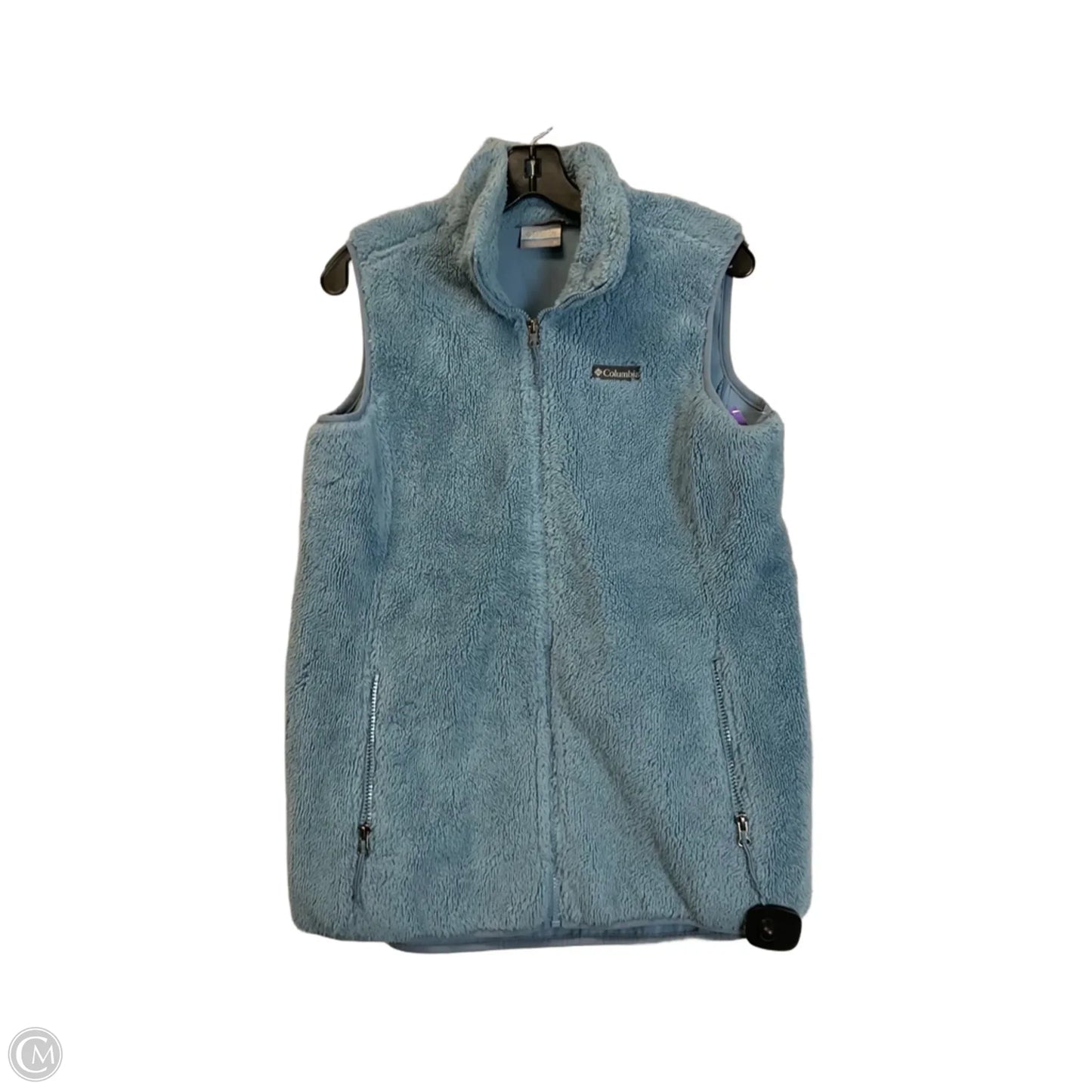 Vest Faux Fur & Sherpa By Columbia In Blue, Size: M