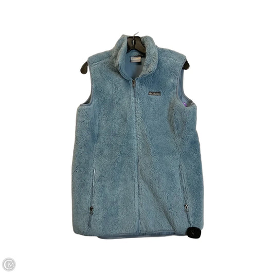 Vest Faux Fur & Sherpa By Columbia In Blue, Size: M