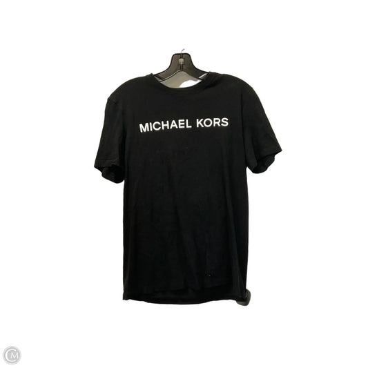 Top Short Sleeve Basic By Michael By Michael Kors In Black, Size: S