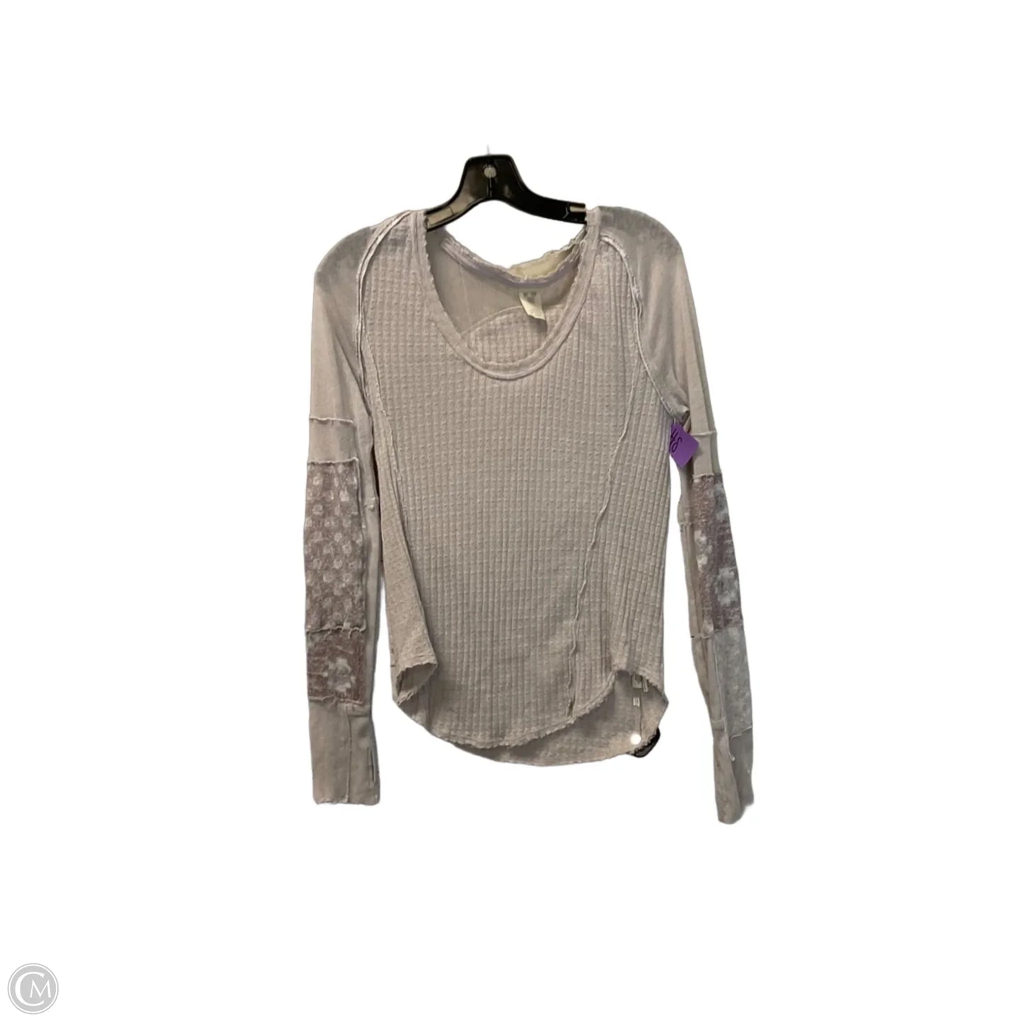 Top Long Sleeve By We The Free In Grey, Size: S