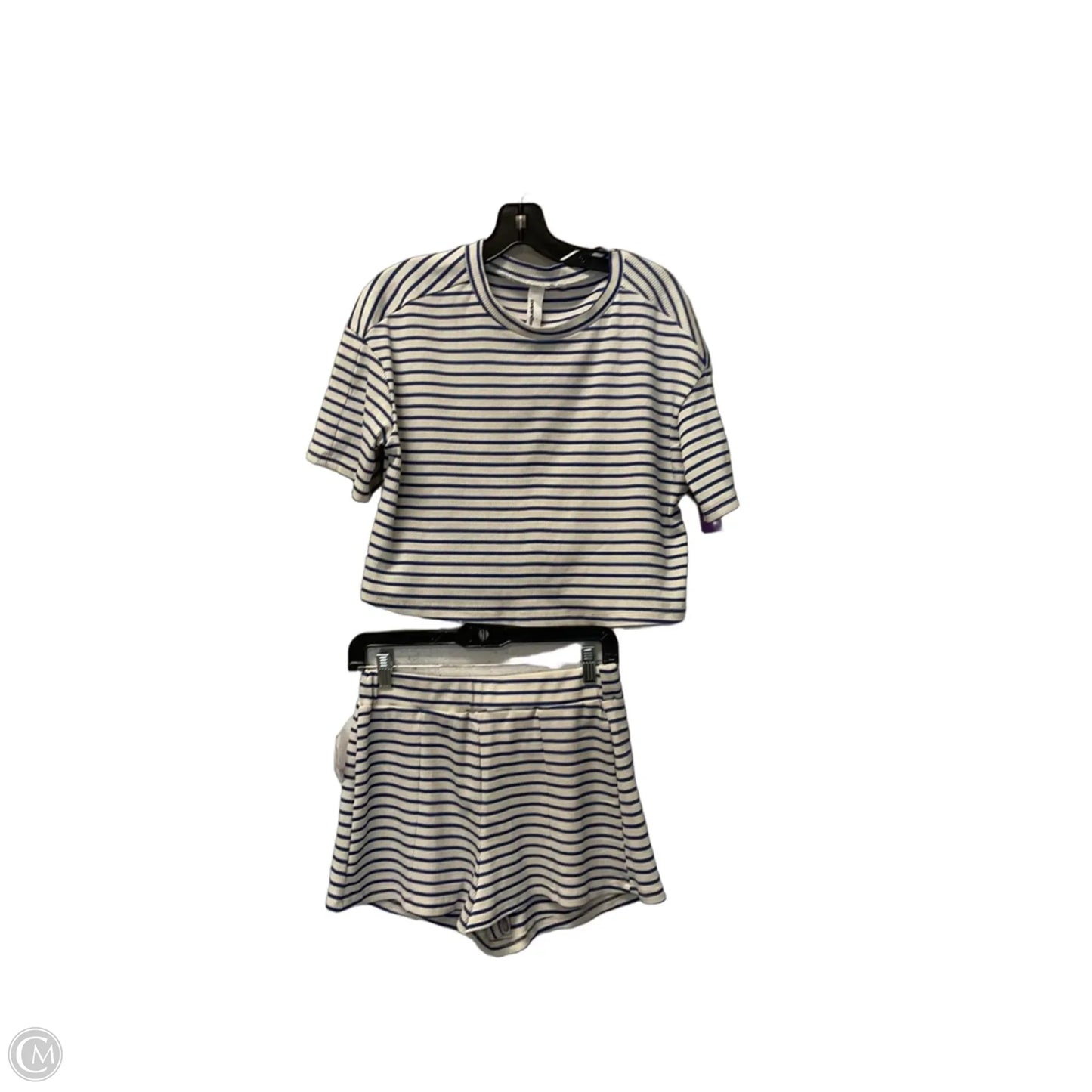 Shorts Set By Clothes Mentor In Striped Pattern, Size: S