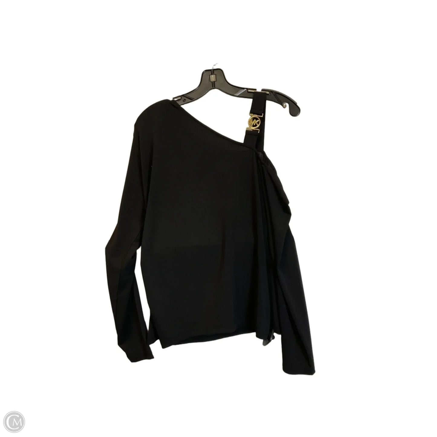 Top Long Sleeve By Michael By Michael Kors In Black, Size: M
