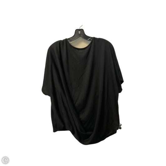 Athletic Top Short Sleeve By Athleta In Black, Size: M