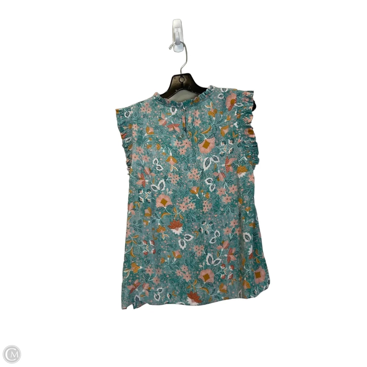 Top Sleeveless By Dr2 In Green, Size: M