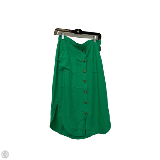 Skirt Maxi By Anthropologie In Green, Size: 6