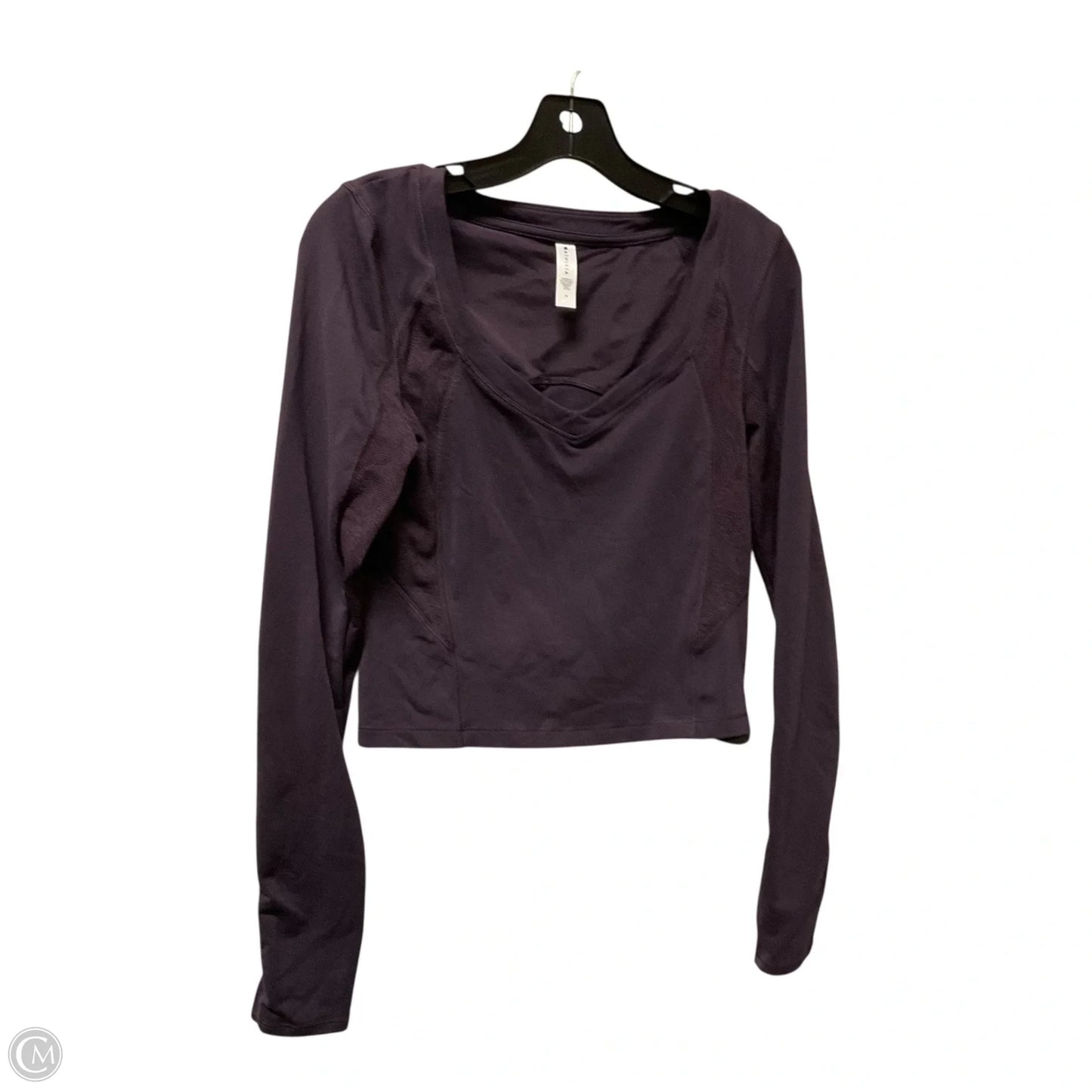 Top Long Sleeve By Athleta In Purple, Size: M