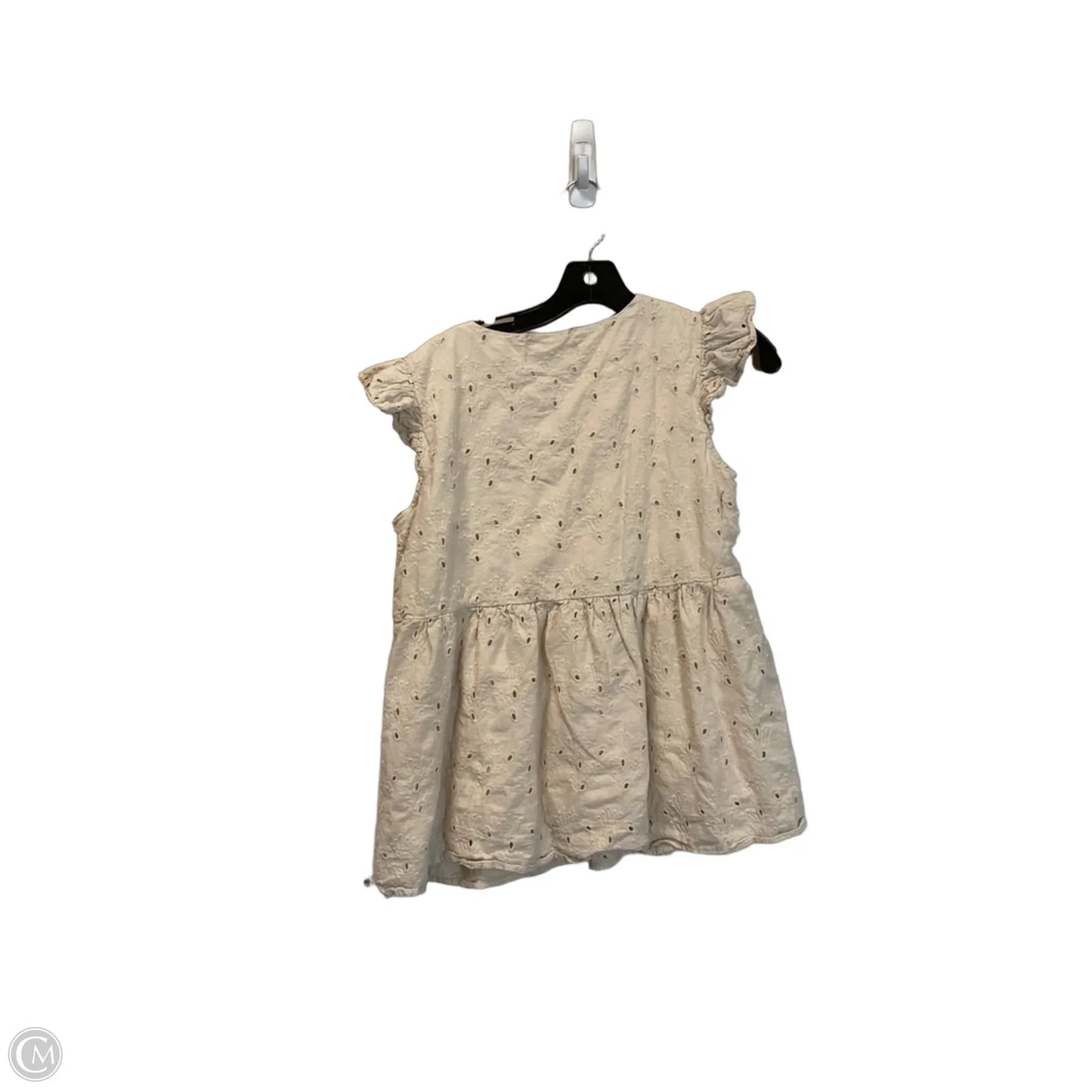 Top Sleeveless By Almost Pink In Taupe, Size: M