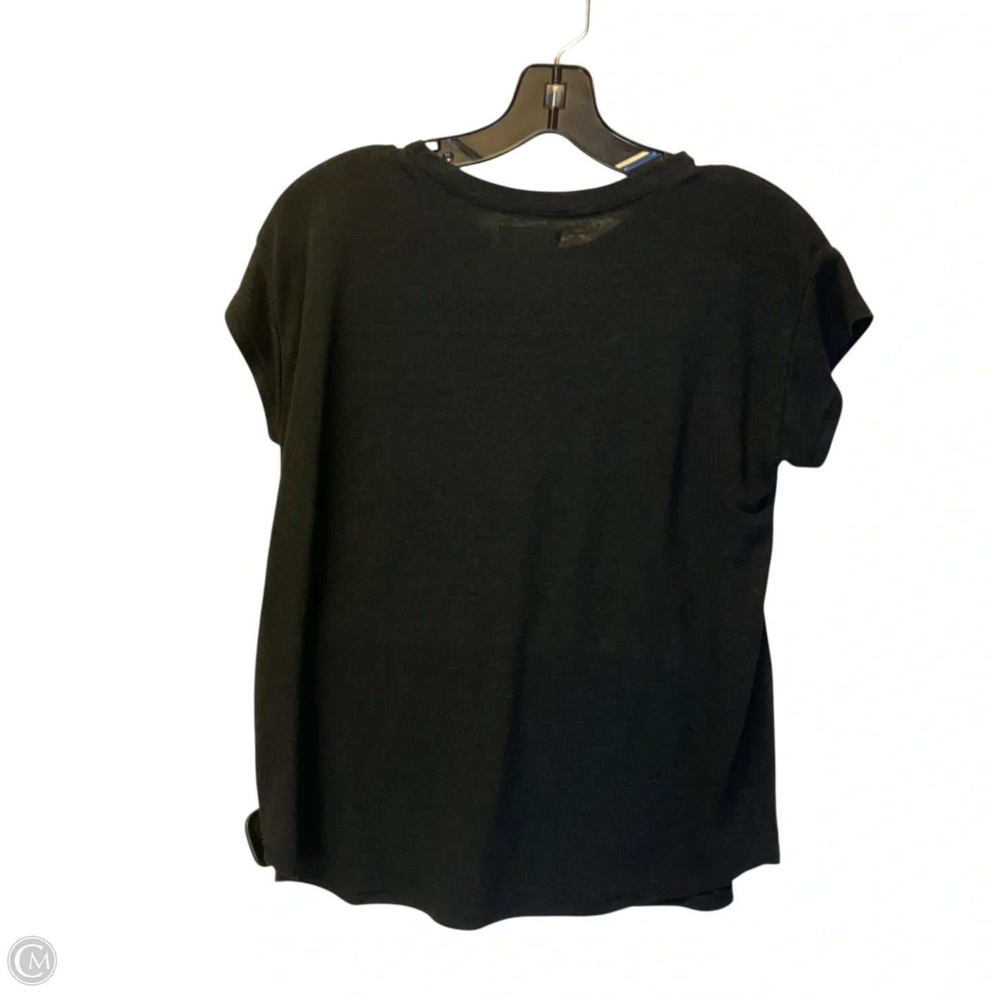 Top Short Sleeve By Madewell In Black, Size: Xxs