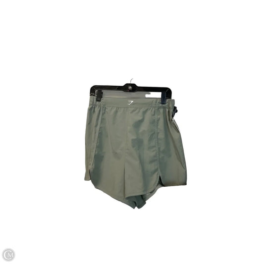Athletic Shorts By Gym Shark In Green, Size: L