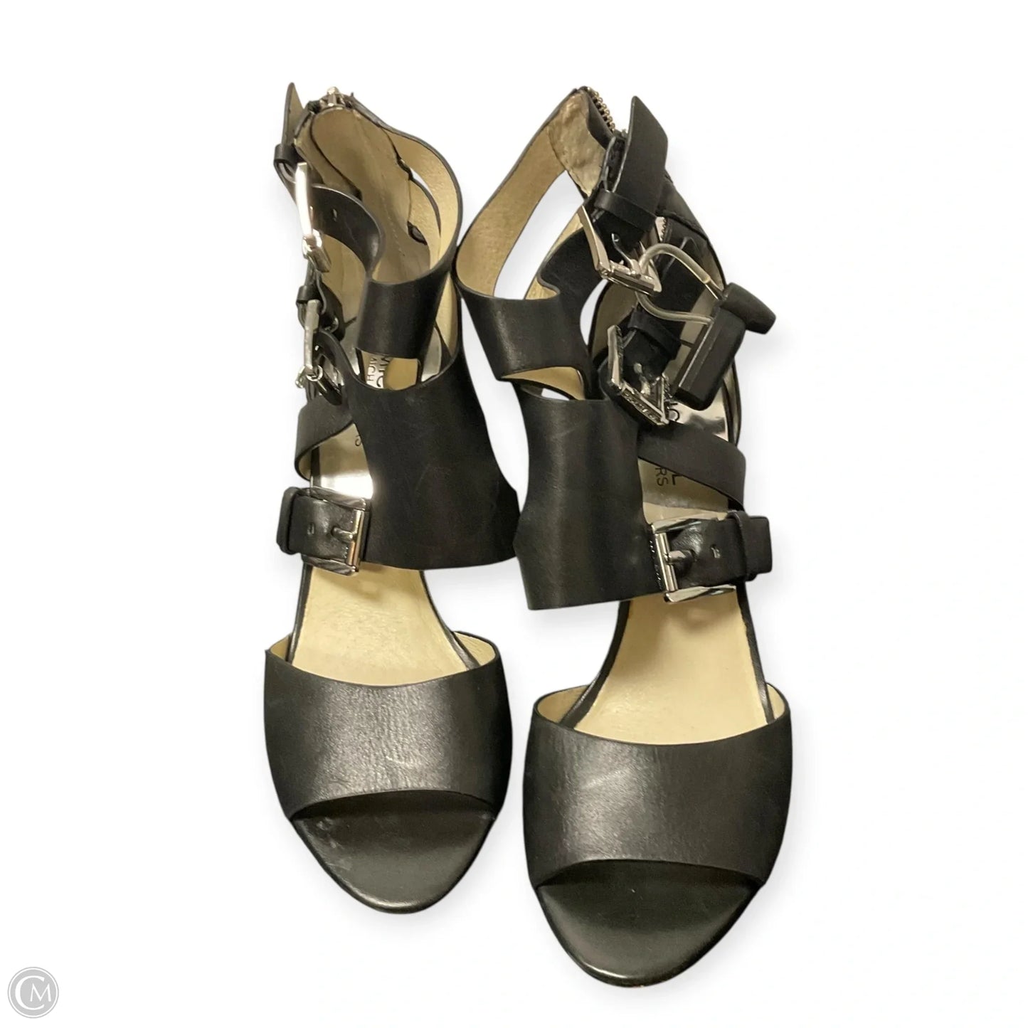 Sandals Designer By Michael Kors In Black, Size: 8