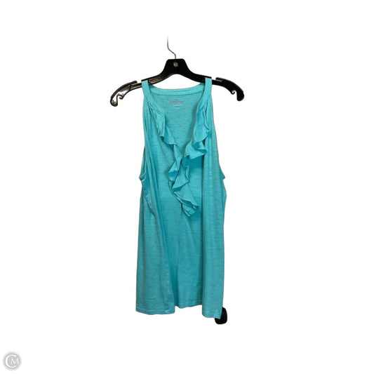 Top Sleeveless Designer By Lilly Pulitzer In Blue, Size: Xl