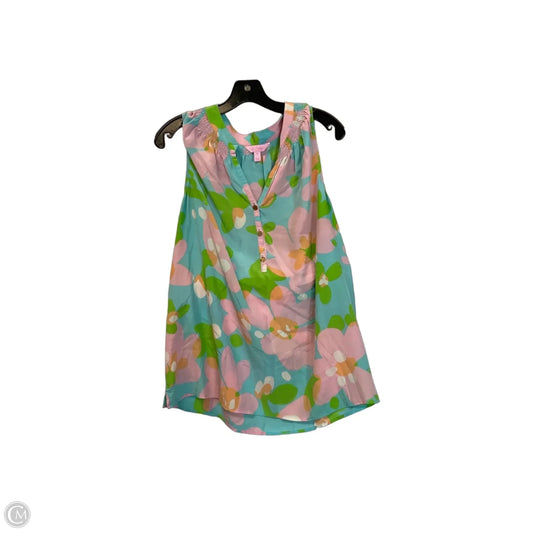 Top Sleeveless Designer By Lilly Pulitzer In Multi-colored, Size: Xl