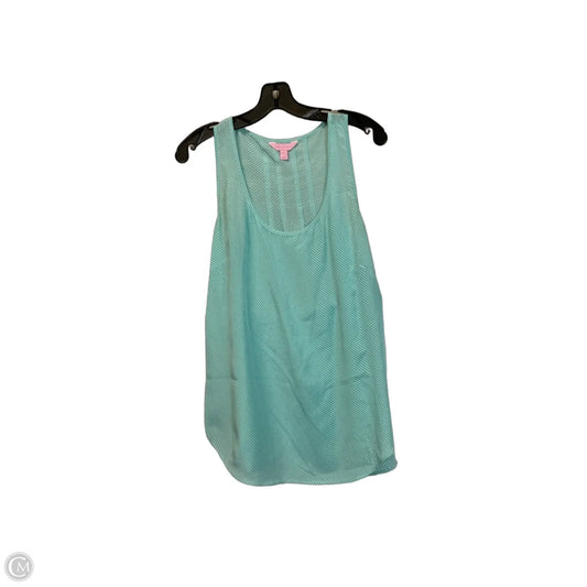 Top Sleeveless Designer By Lilly Pulitzer In Teal, Size: L